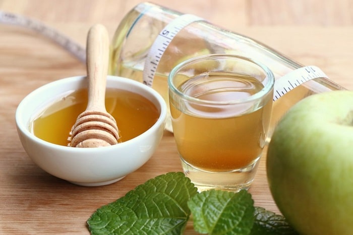 giảm cân bằng giấm táo và mật ong