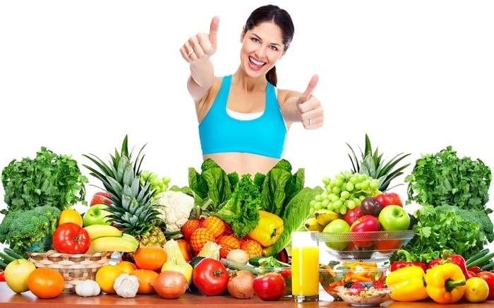 Tăng cường bổ sung vitamin trong các loại rau xanh, củ quả trước và trong khi tập gym.