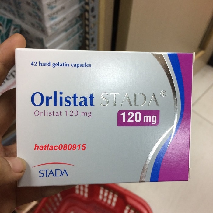 Thuốc giảm cân Orlistat Stada 120 mg giá khoảng 462.000 đồng/ hộp.