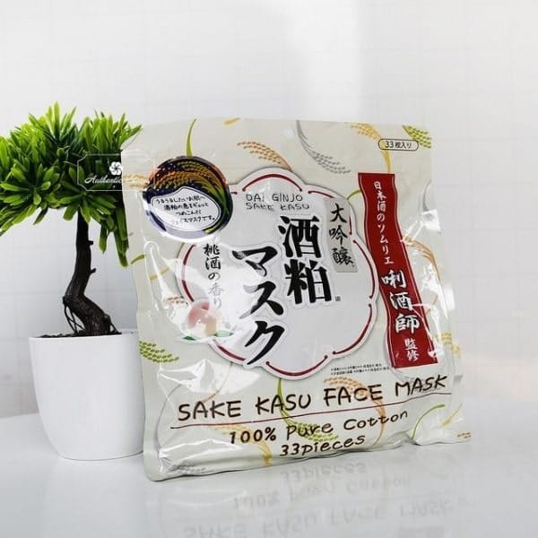 mặt nạ rượu sake kasu