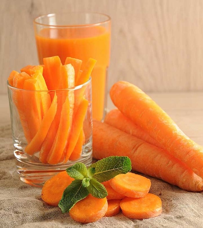 ăn cà rốt giảm cân