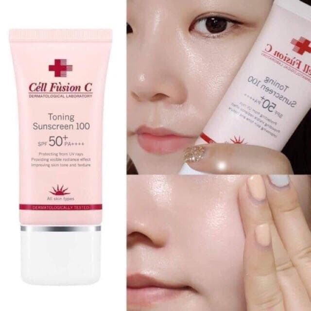 cell fusion c toning sunscreen