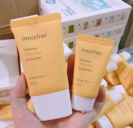 kem chống nắng innisfree triple care