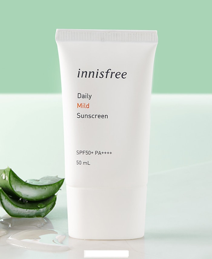 kem chống nắng innisfree cho da khô