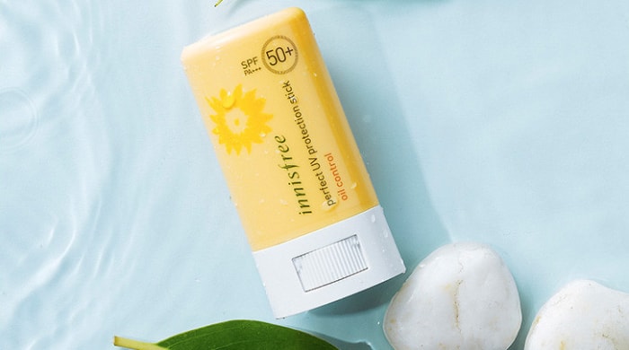 kem chống nắng innisfree màu hồng