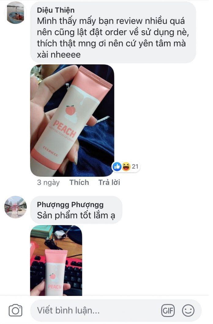 kem dưỡng trắng da coringco peach whipping tone up cream