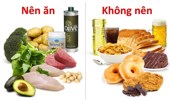 Chọn thực phẩm lành mạnh.