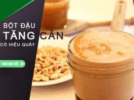 Uống bột đậu tăng cân có đúng hay không?