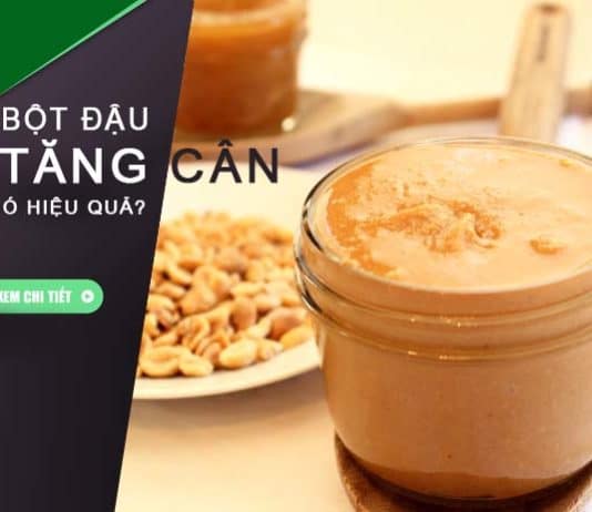 Uống bột đậu tăng cân có đúng hay không?