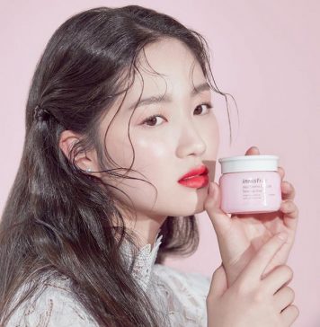 cách dùng innisfree jeju cherry blossom tone up cream