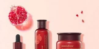 set innisfree lựu đỏ