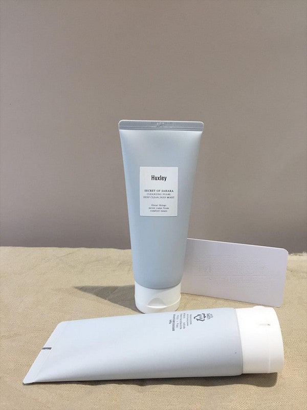 sữa rửa mặt huxley cleansing gel review